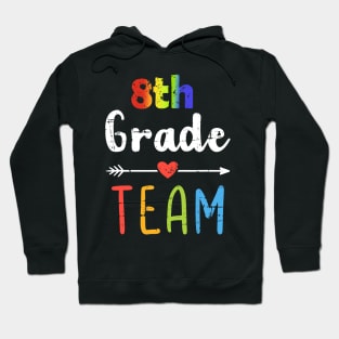 8th Grade Team Back To School Student Teacher Squad Hoodie